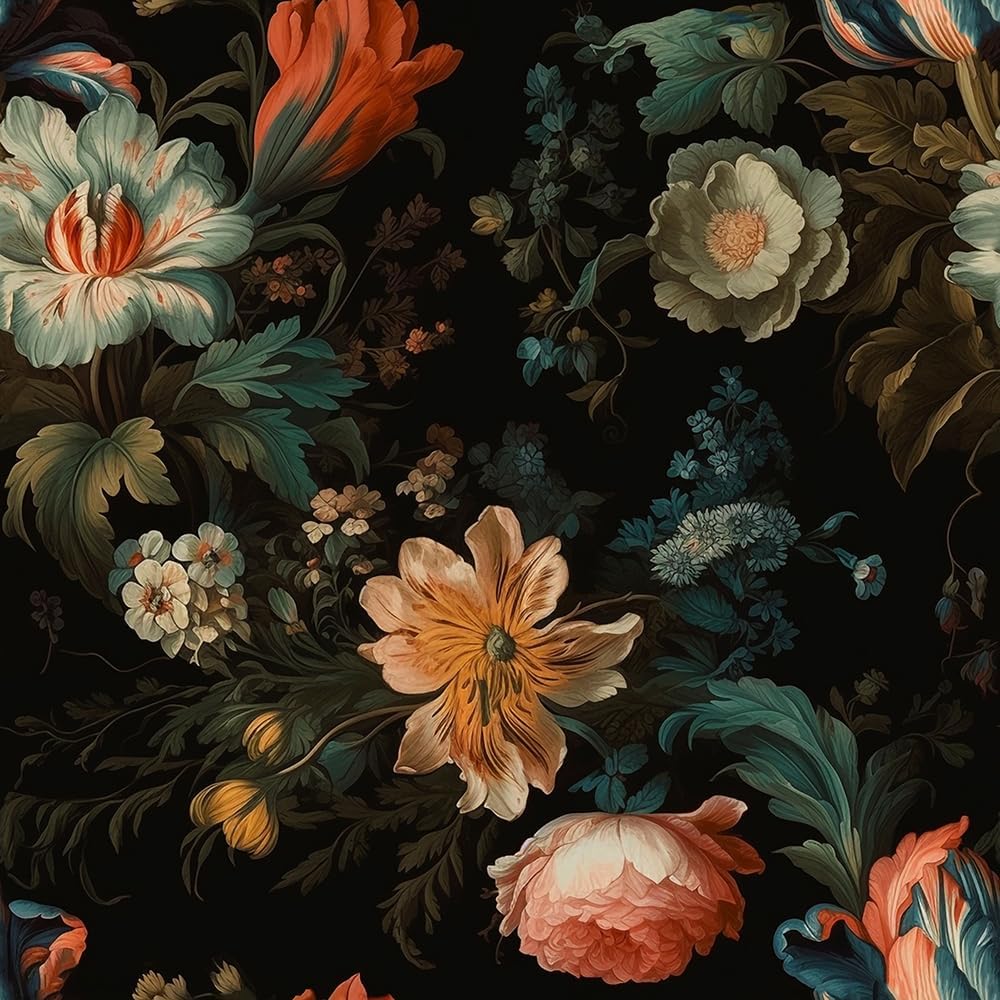 WalRiddle Vintage Floral Wallpapers