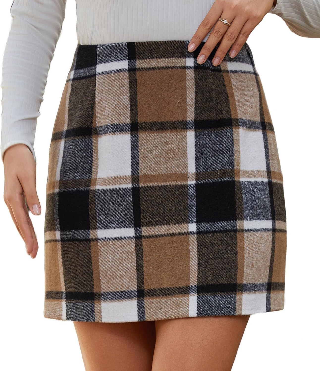 Miss Moly Plaid Mini Skirts