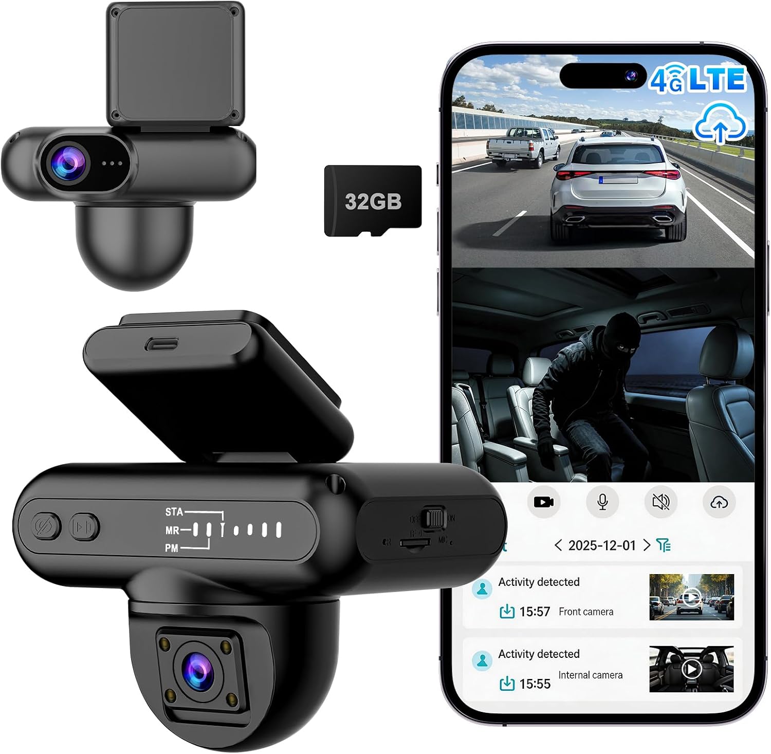 4G LTE Dash Cams with Live View