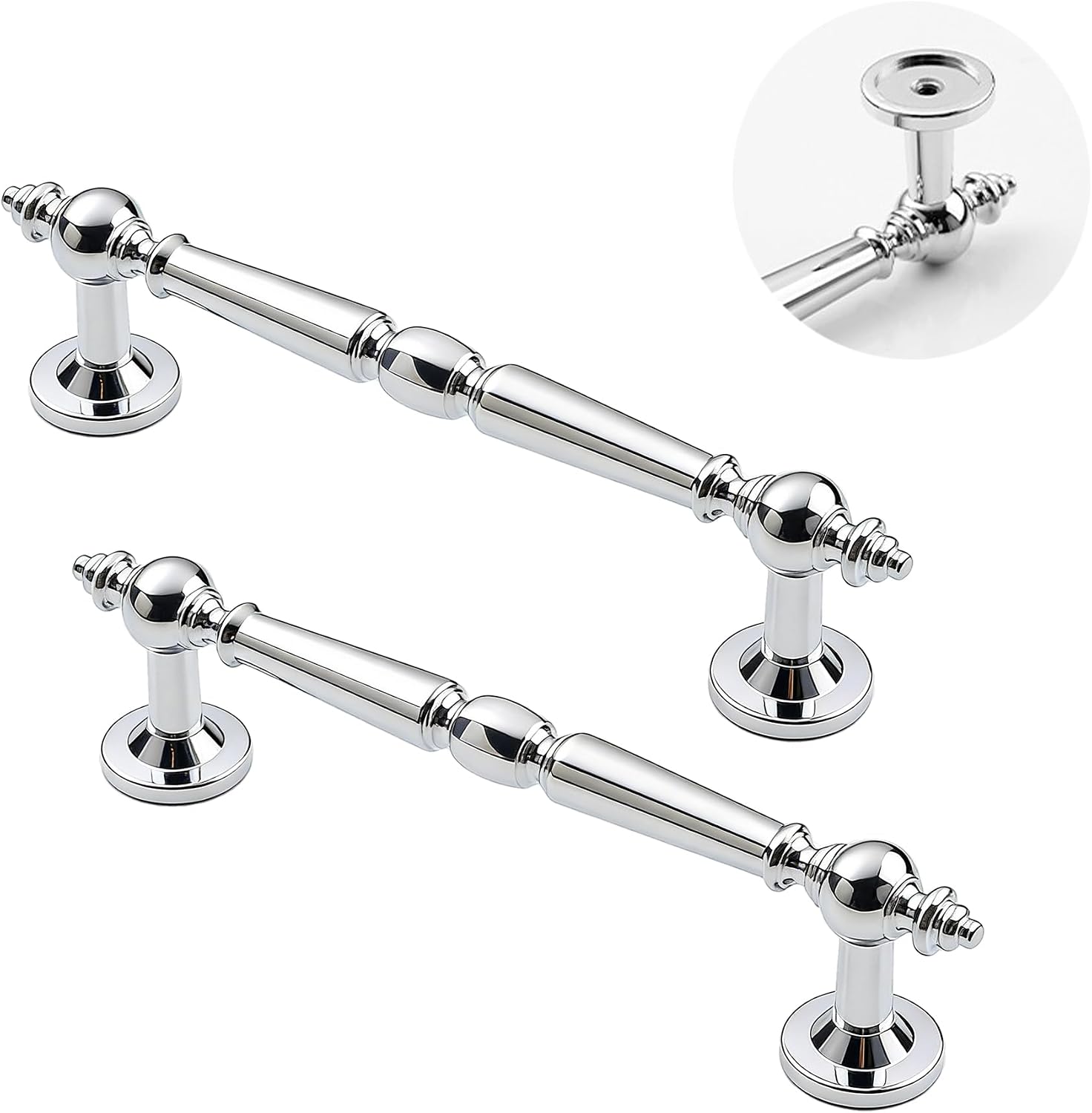 Alynemi Polished Chrome Cabinet Pulls
