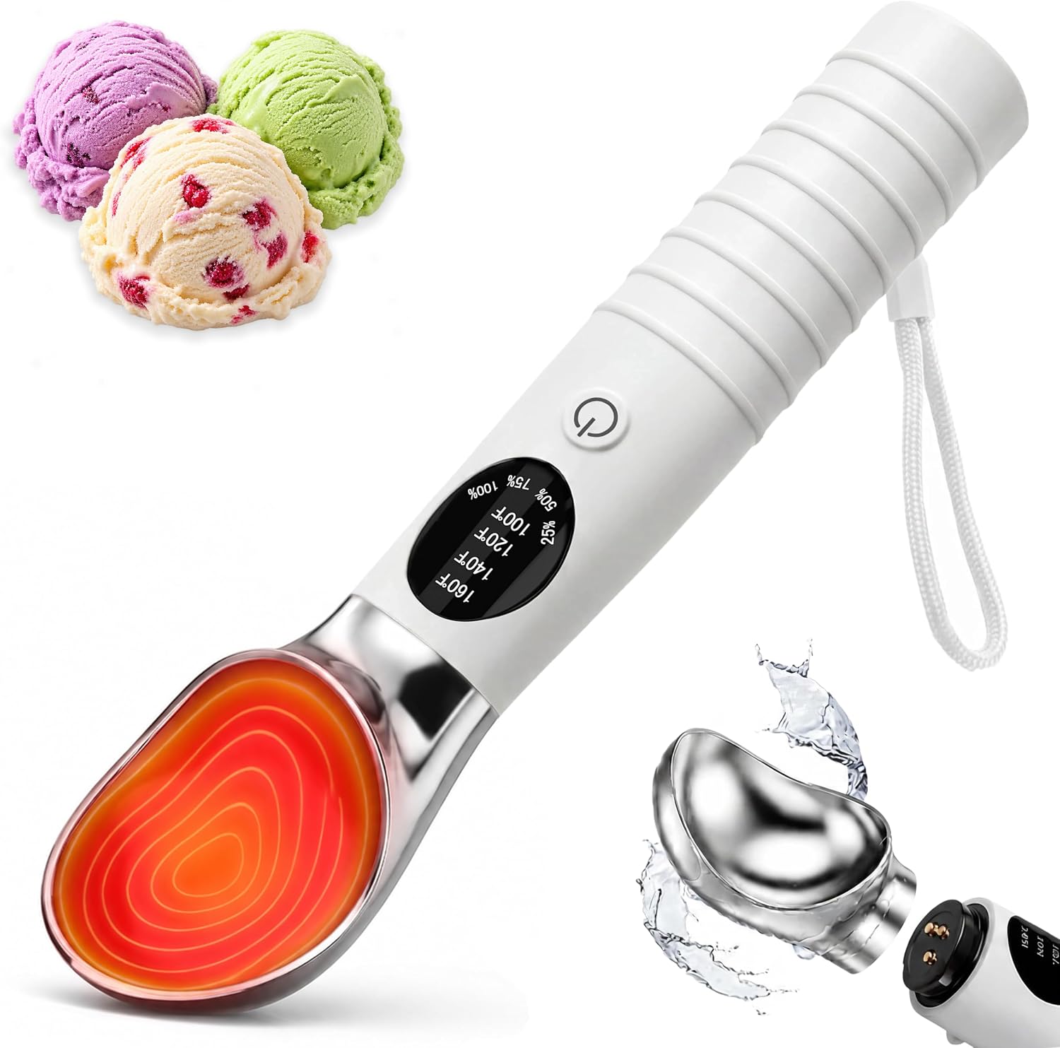Heated Ice Cream Scoops