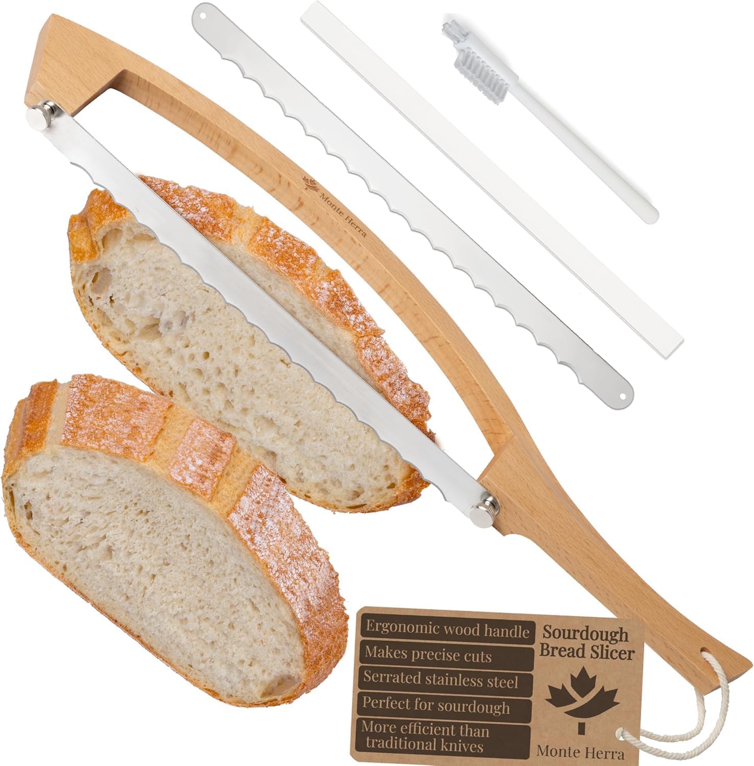Bread Knives with Wooden Handle