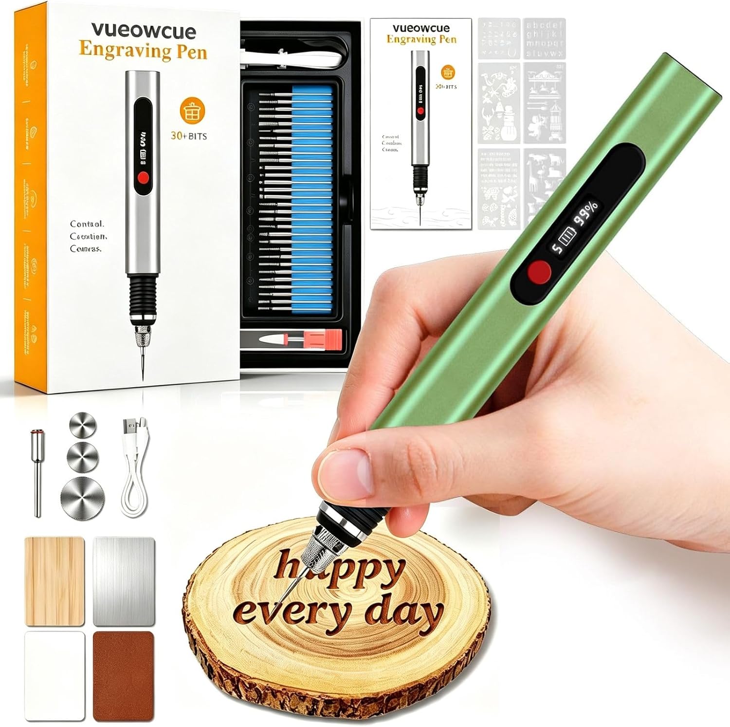 Vueowcue Cordless Engraver Pens