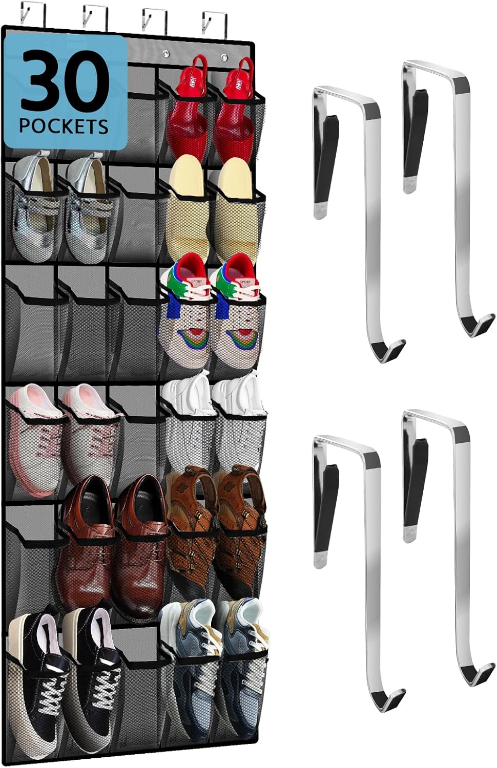 PAULONE Over-the-Door Organizers (Gray