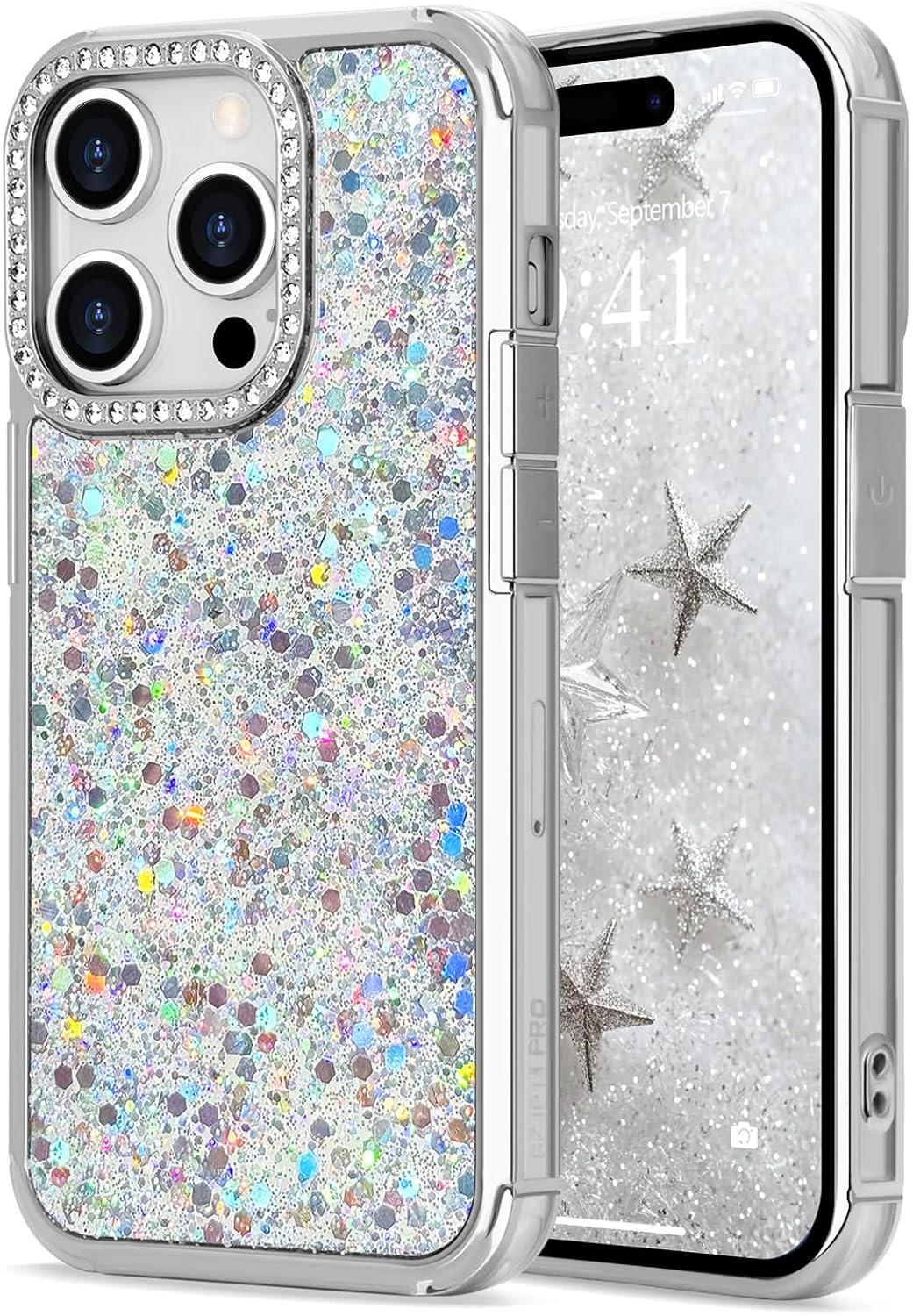 ROSEHUI iPhone 15 Glitters