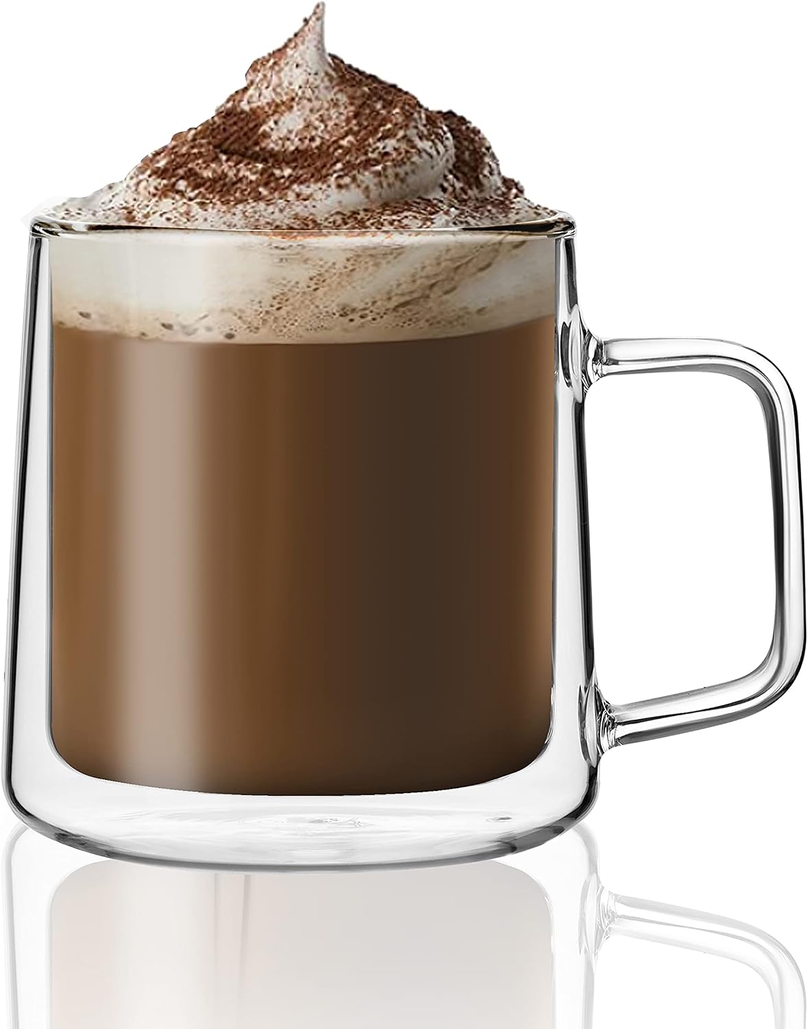 CNGLASS Double Walled Glass Mugs