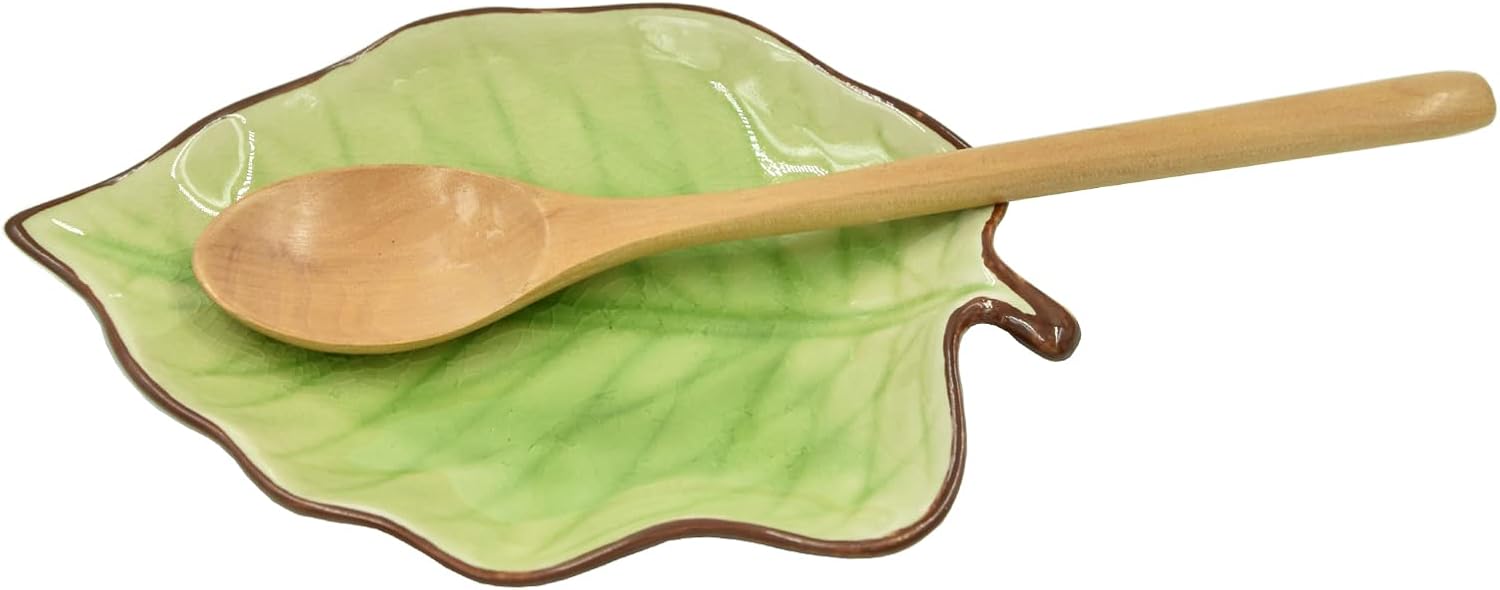 Ceramic Leaf Spoon Rests