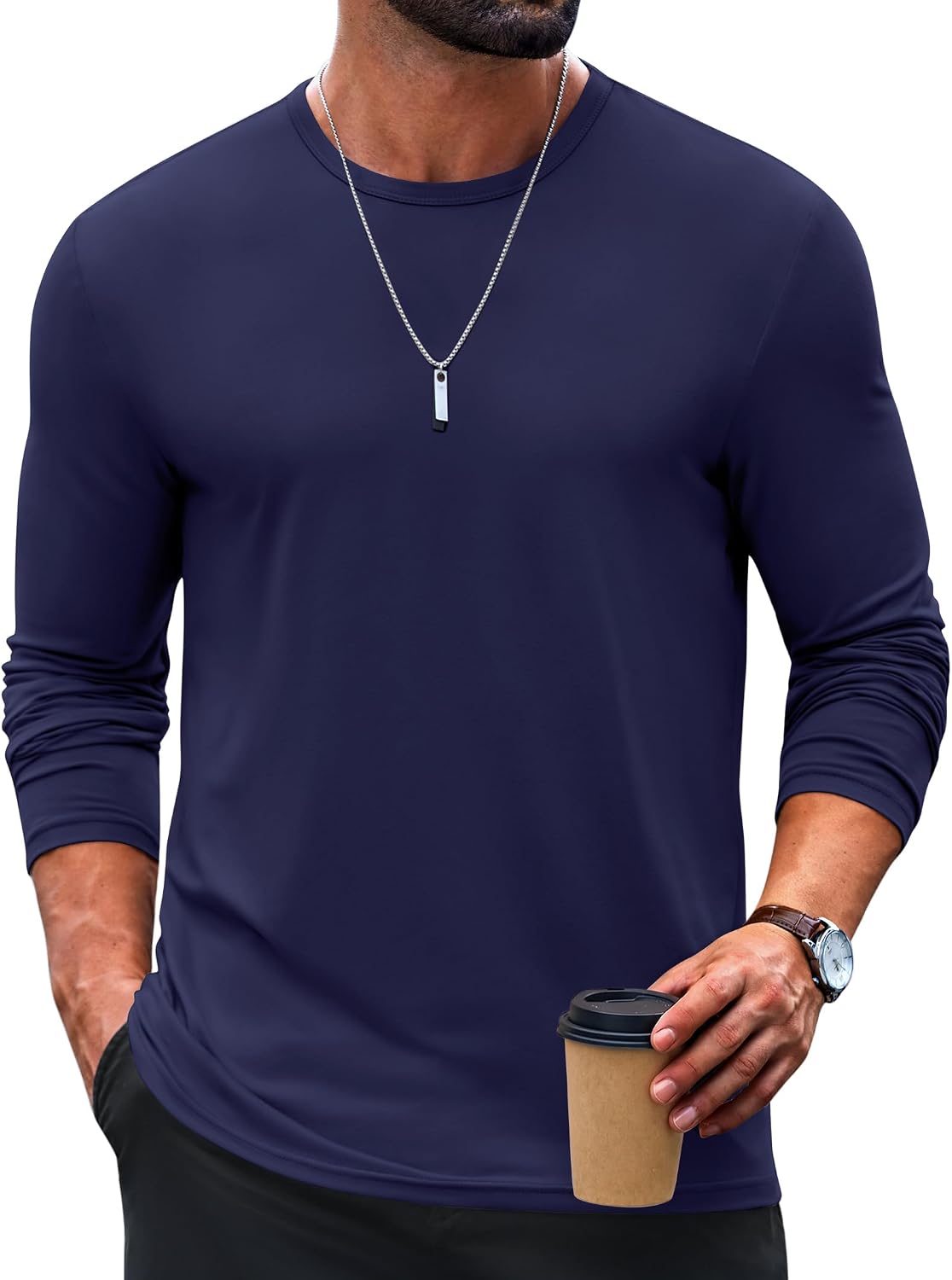 COOFANDY Long Sleeve Tees