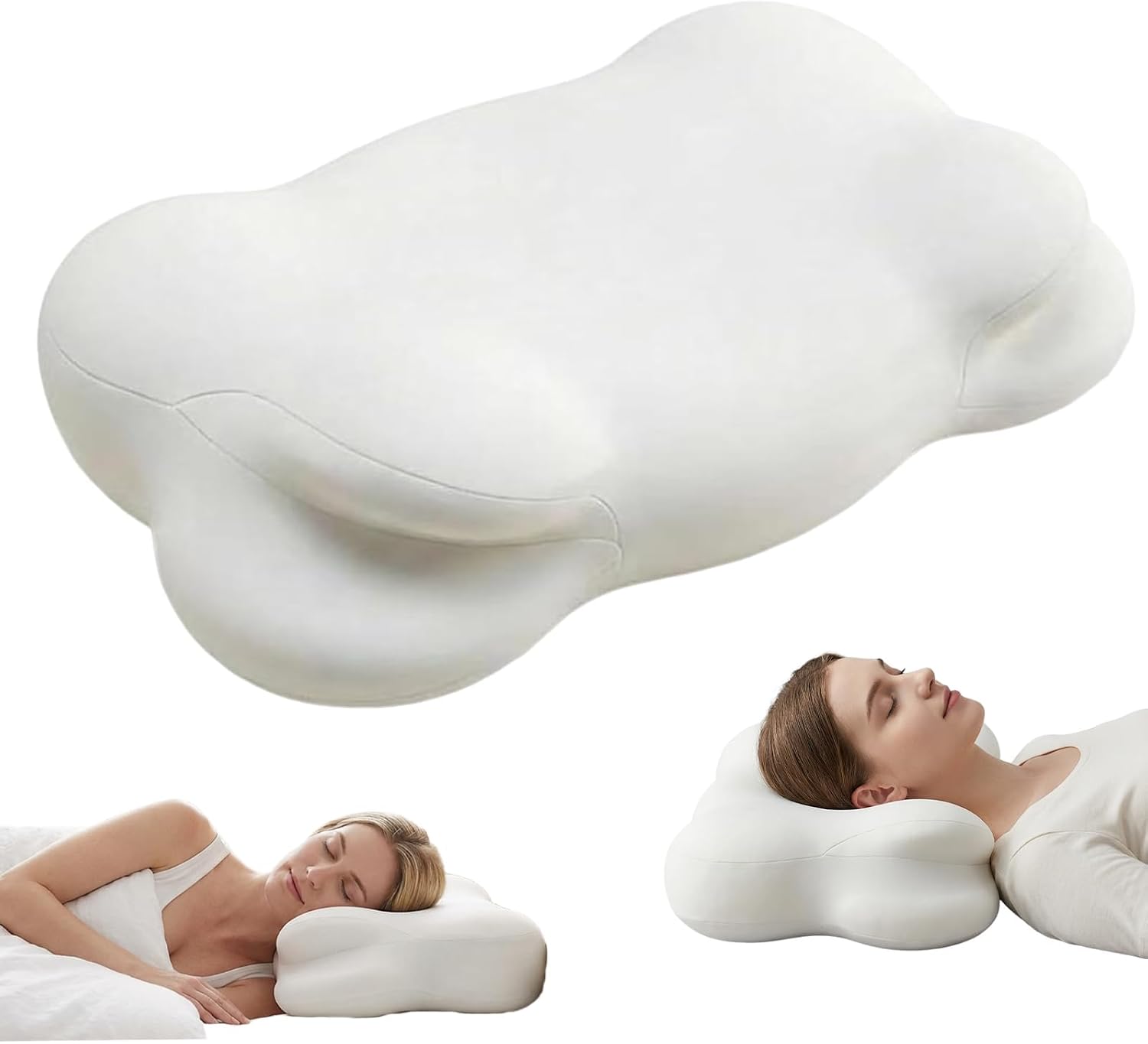 Cloud Ergonomic Memory Foam Pillows