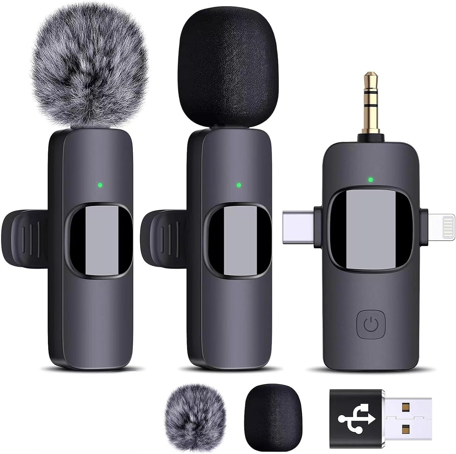 ENJOYPRO Wireless Lavalier Microphones