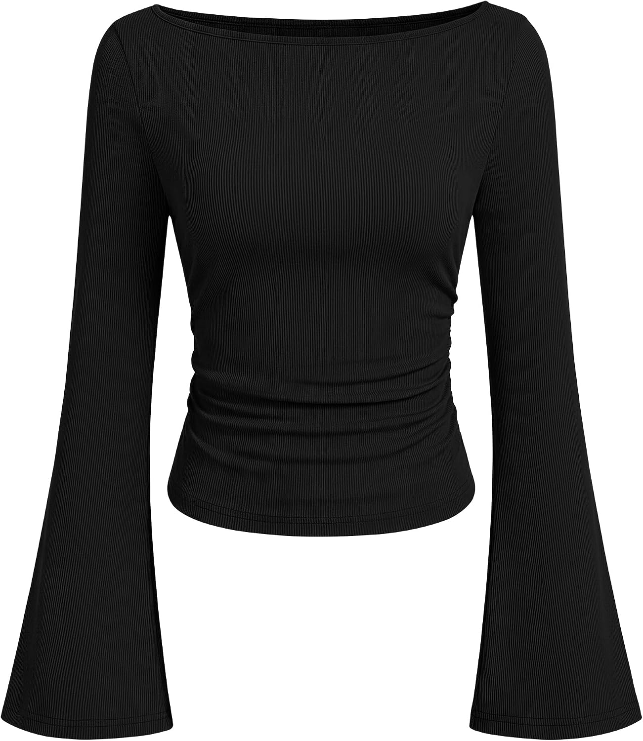 ANRABESS Bell Sleeve Tops