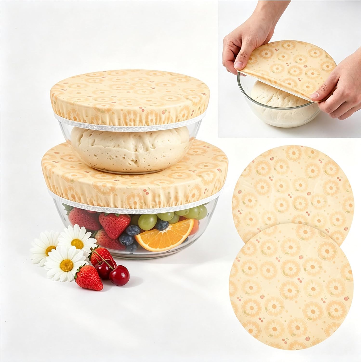 Beeswax Sourdough Bowl Covers