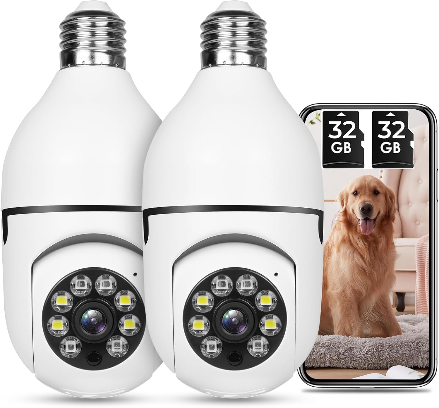 Oneware Light Bulb Security Cameras