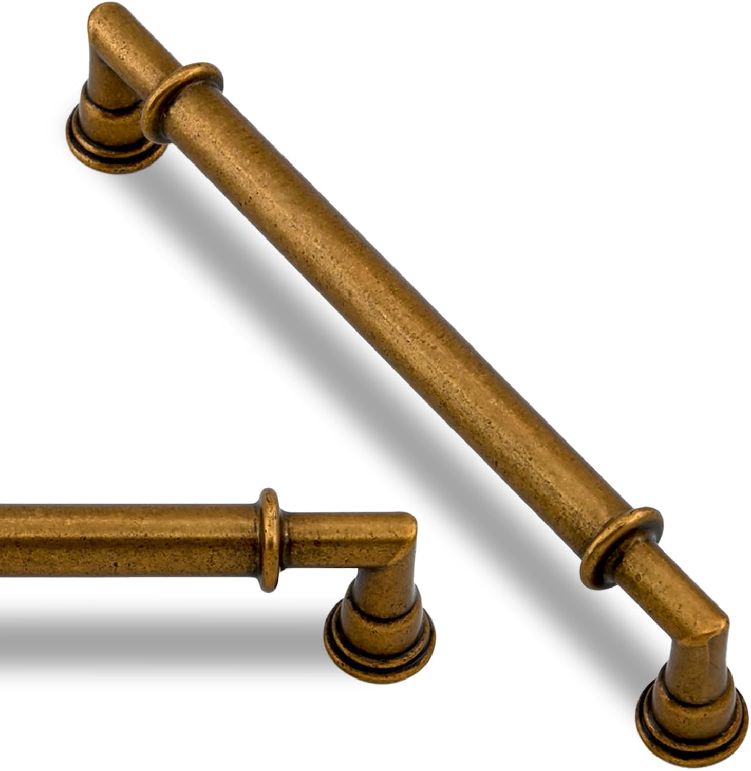 Asimerdeco Antique Brass Cabinet Pulls