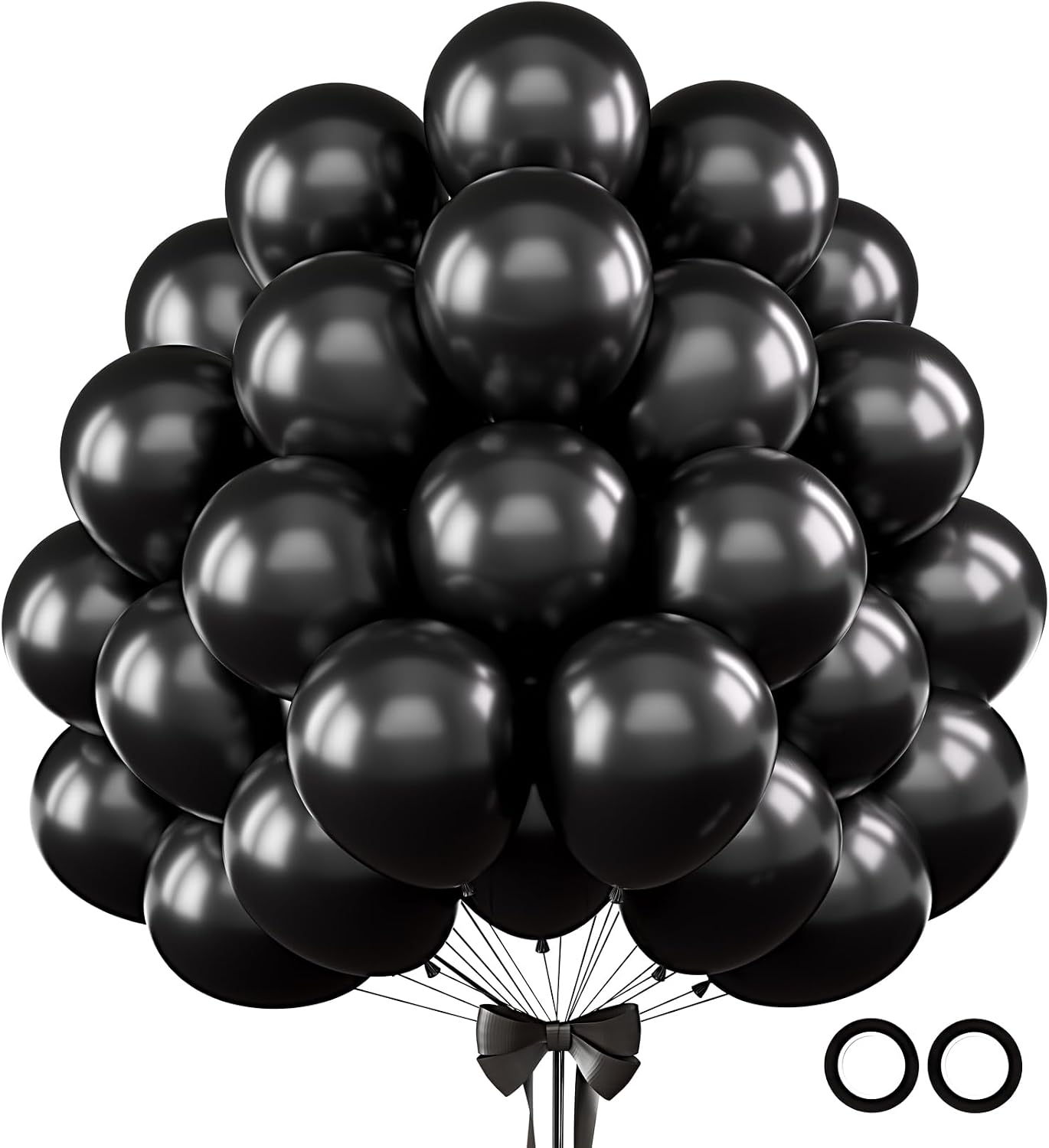 Black Latex Balloons (12 Inch