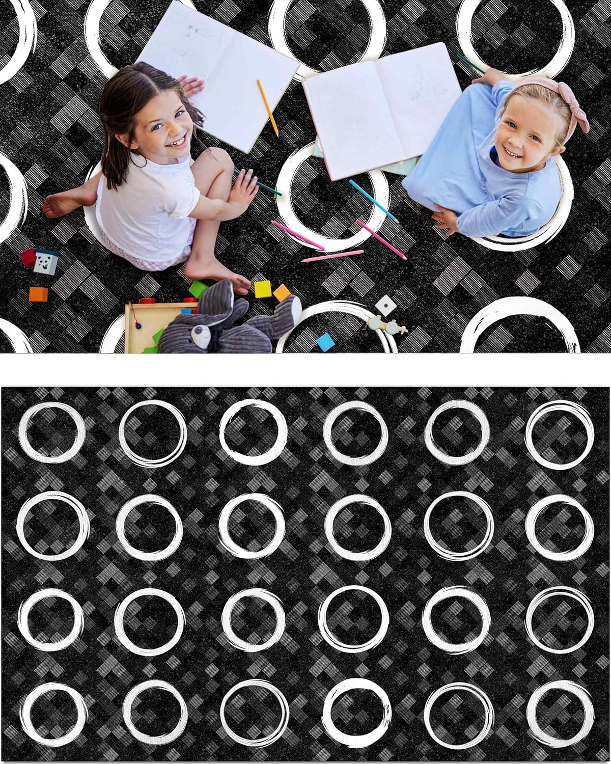 OLEEK Large Classroom Rugs (8x13