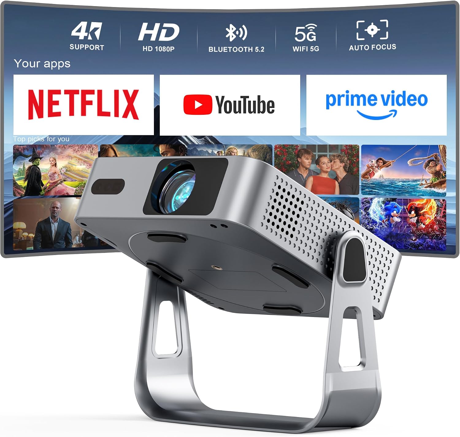 VISSPL Smart Mini Projectors