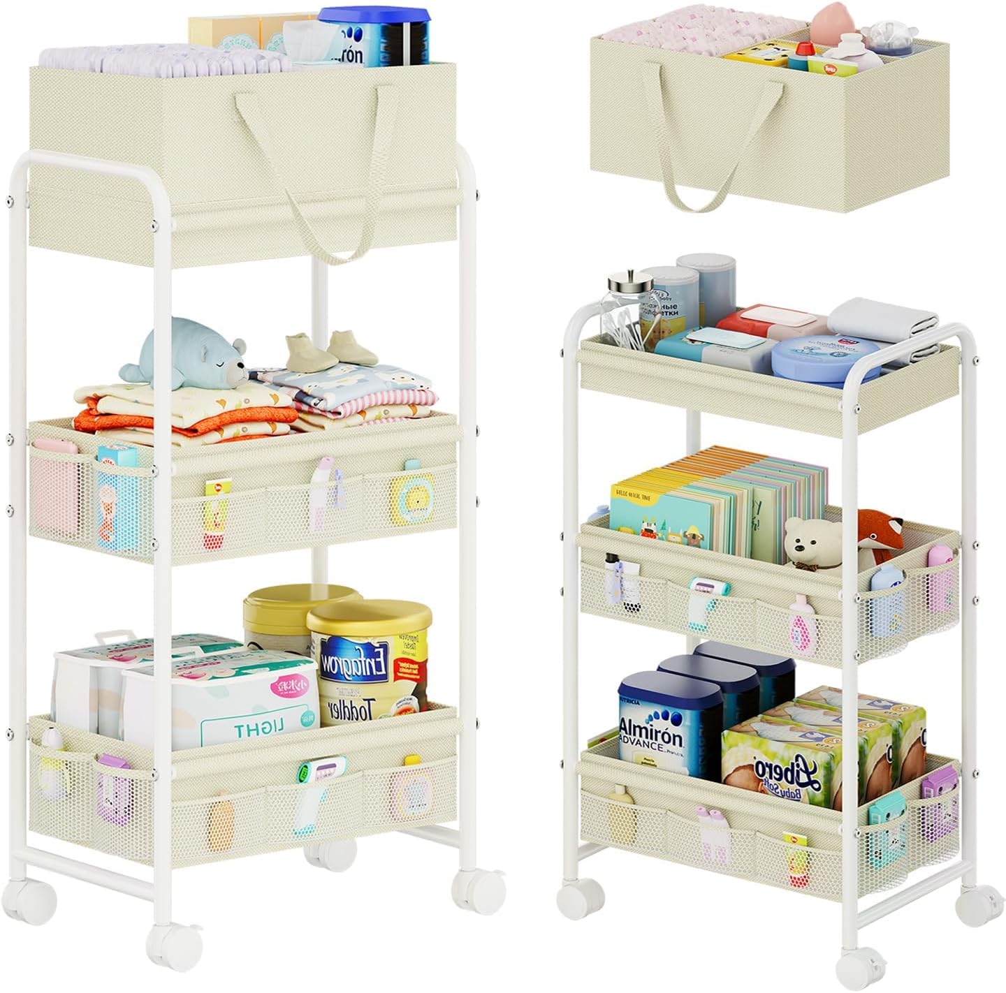 Cidaziya Diaper Organizer Carts