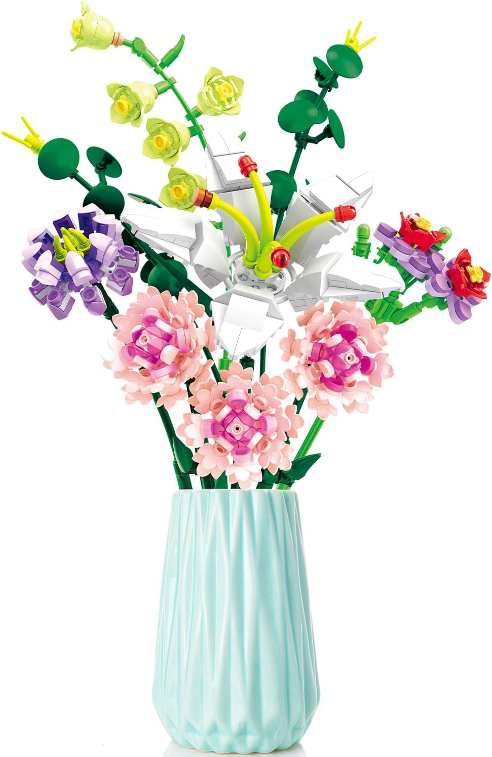 Brick Flower Bouquets (514pcs
