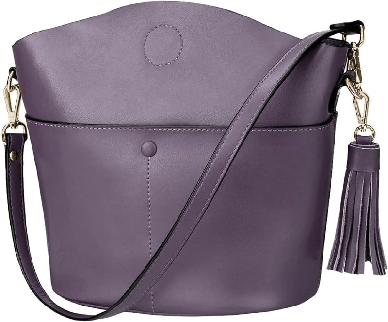 S-ZONE Leather Crossbody Bags