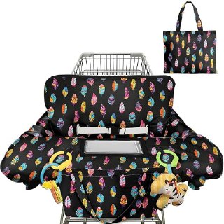 PR!CE DROP ( ) Shopping Cart Cover for Baby 2-in-1 High Chair Cover with Safety Harness