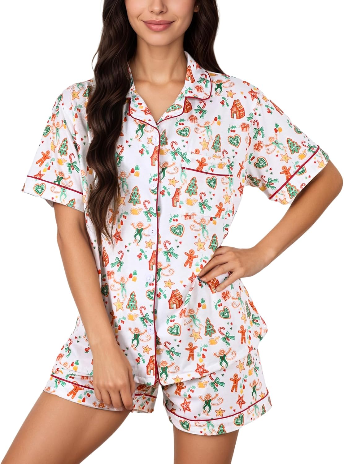 Zuafy Women's Monkey Pajama Sets