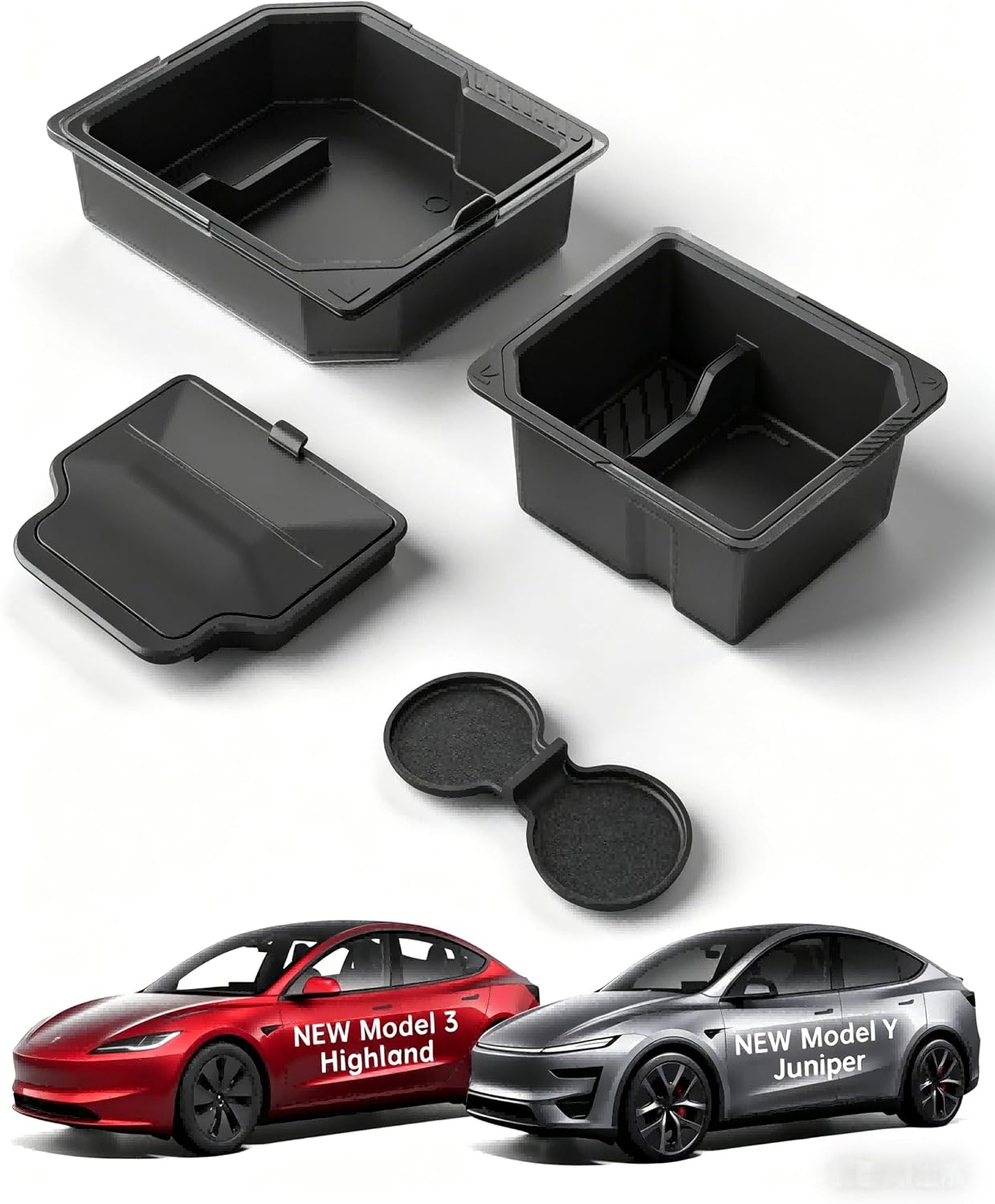 Tesla Model Y Console Organizers