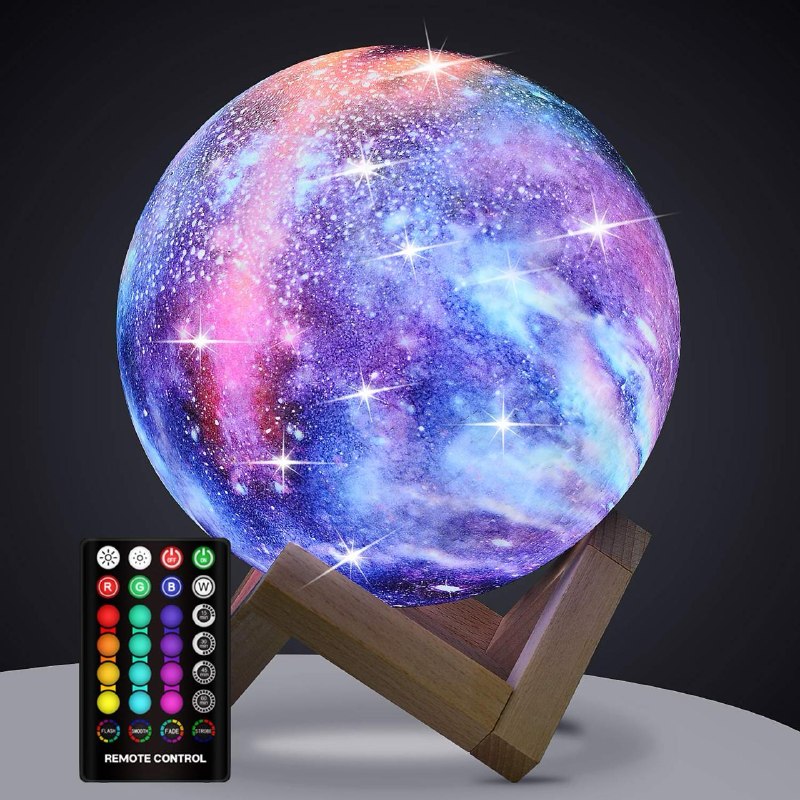 Moon Lamp, Kids Night Light Galaxy Lamp - 16 Colors