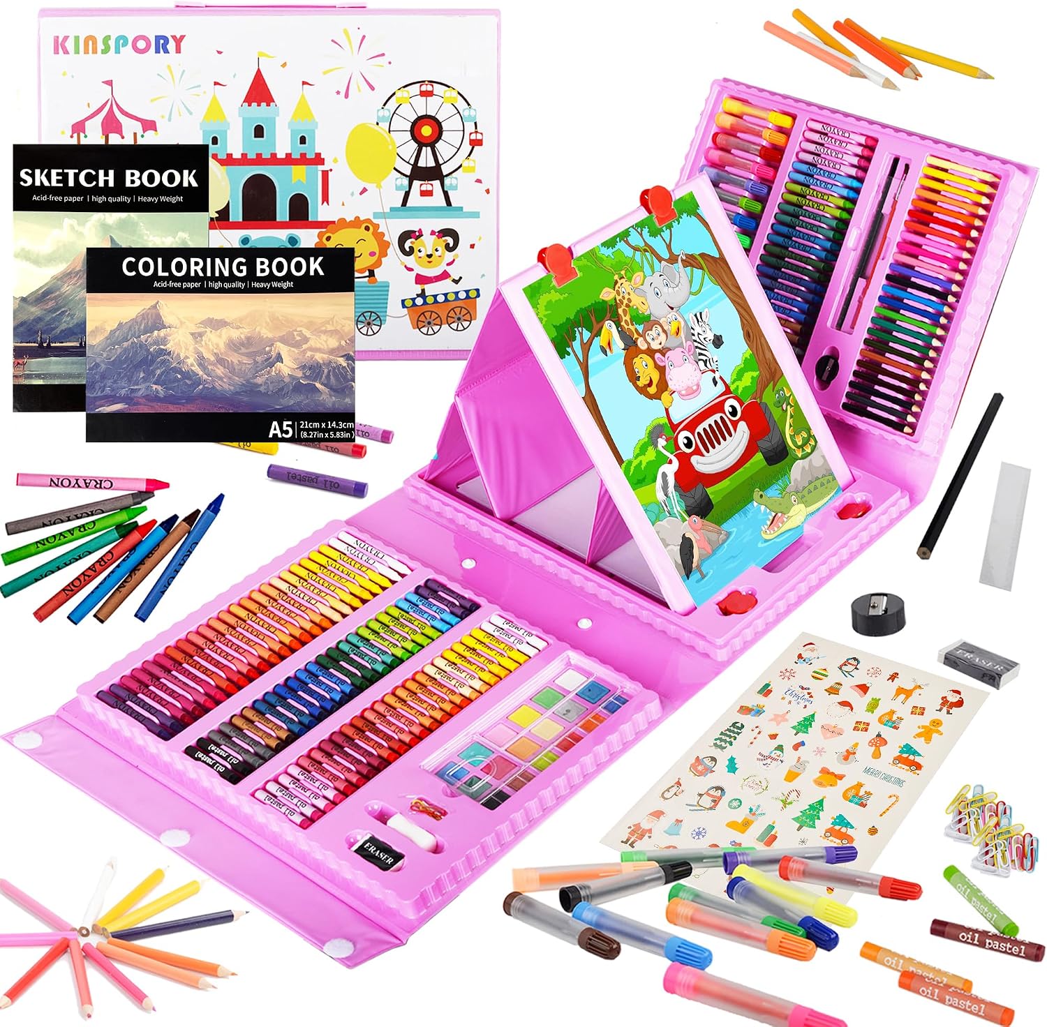 KINSPORY Art Supply Kits (Pink