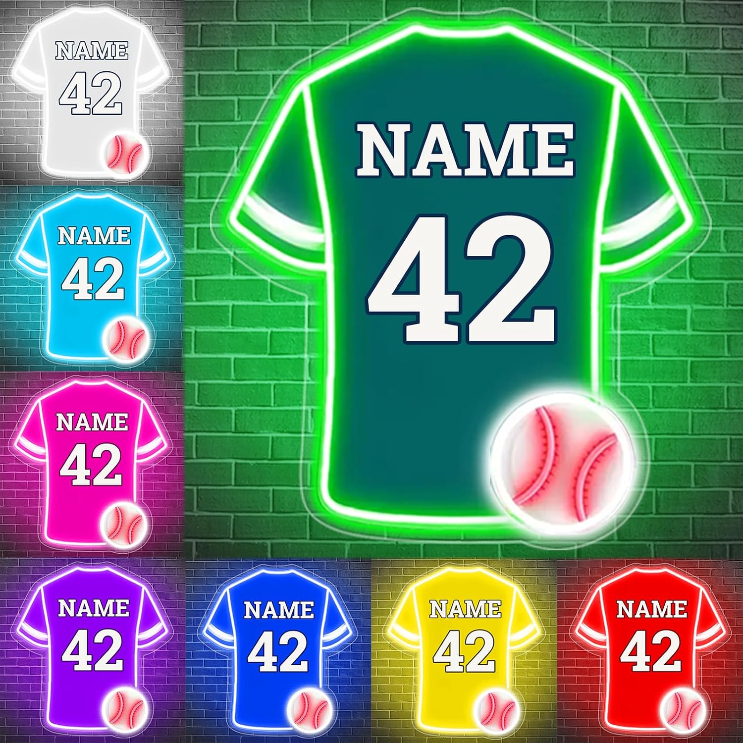 Custom Neon Jersey Signs