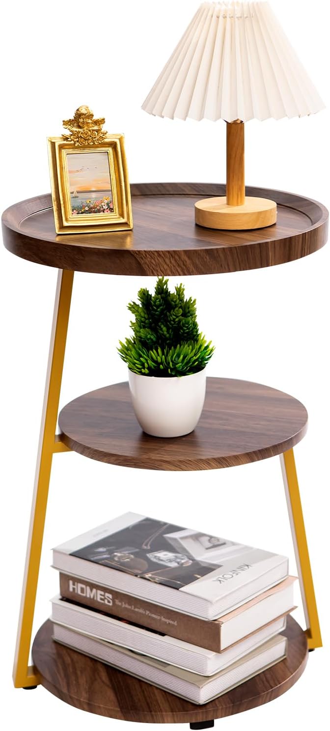 NAVKONY Wooden End Tables