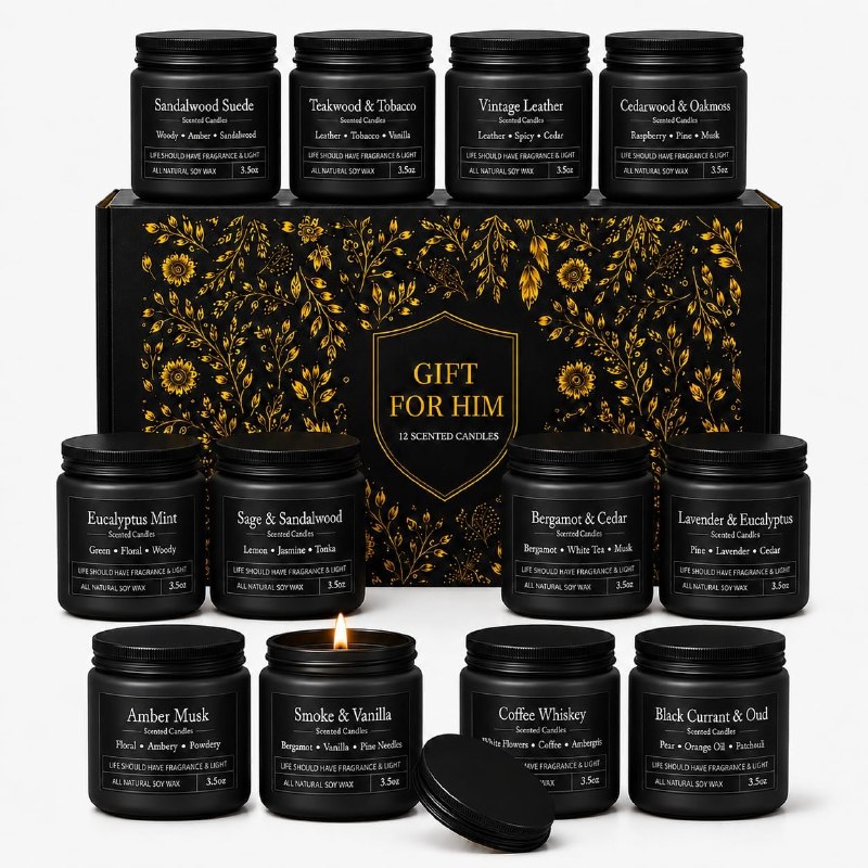 YMing Scented Candles for Men