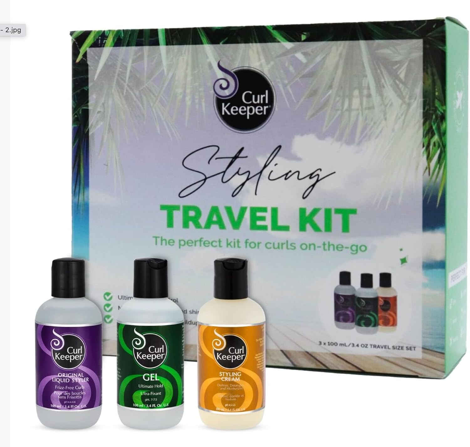 Curl Keeper Travel Hair Care Sets