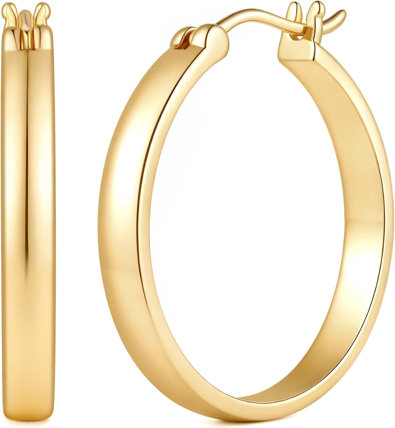 14K Gold Hoop Earrings