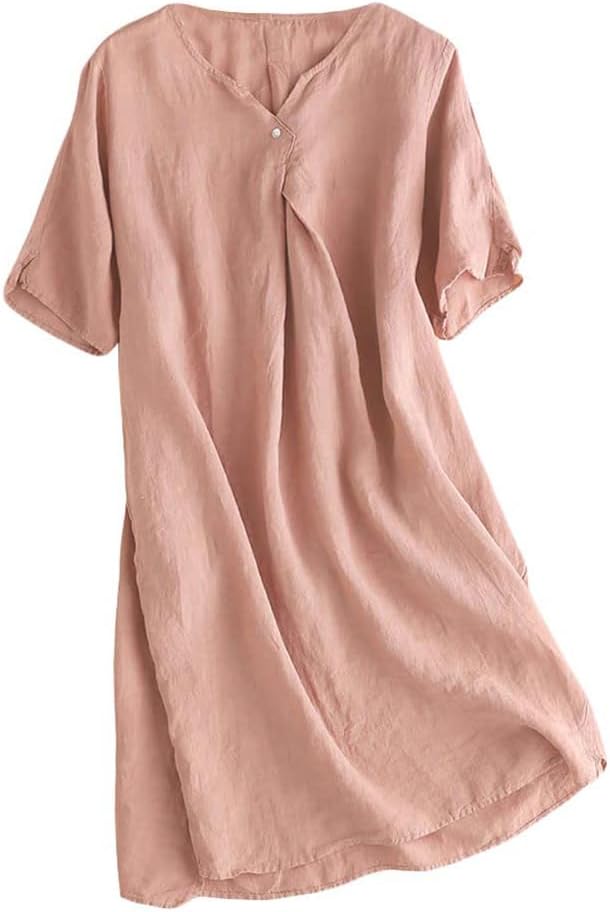 Minibee Women's Summer Linen Dresses