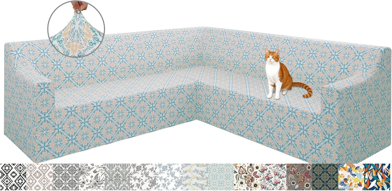 ALIECOM L-Shaped Sectional Couch Covers