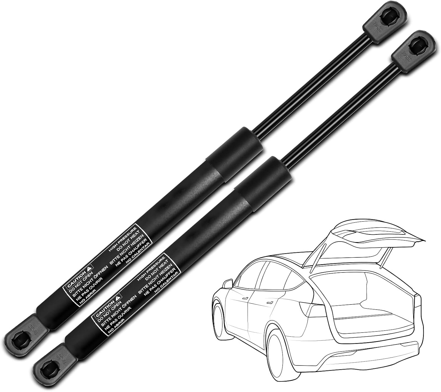 YHTAUTO Rear Liftgate Gas Struts