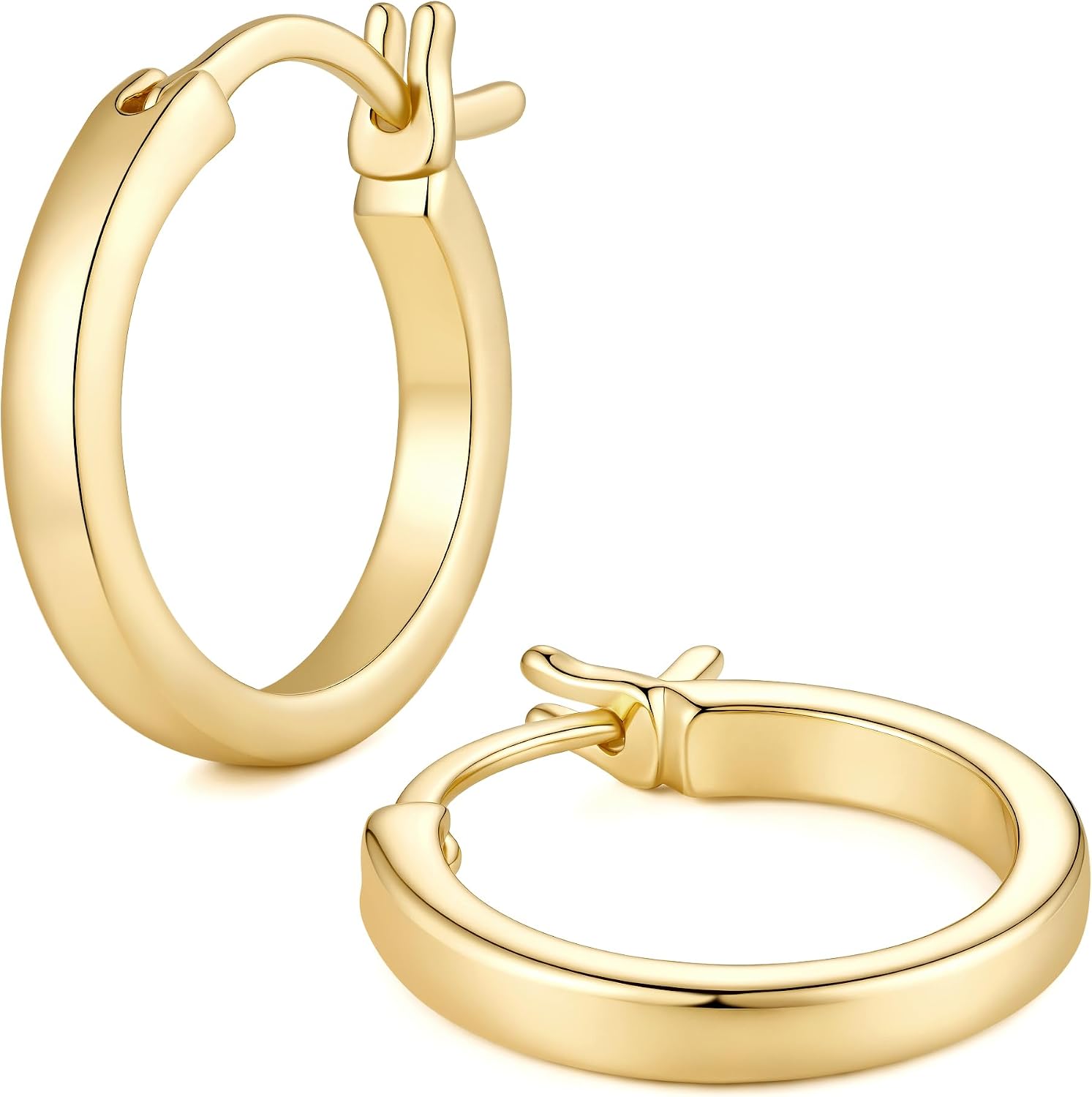 14K Gold Hoop Earrings