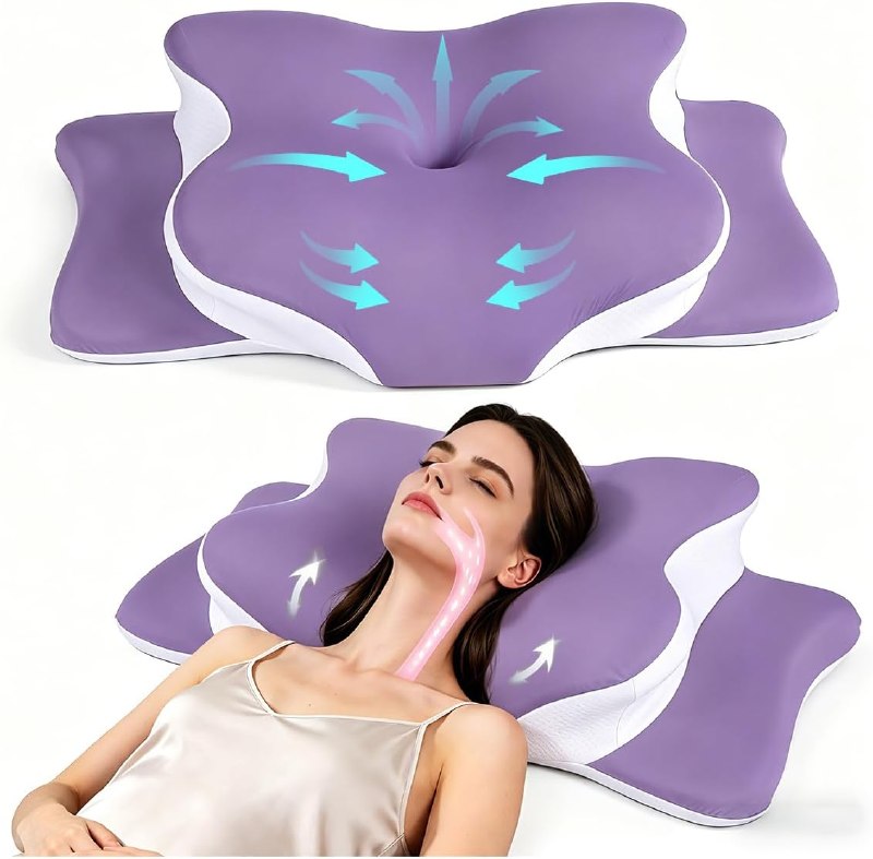 Cooling Memory Foam Cervical Pillows