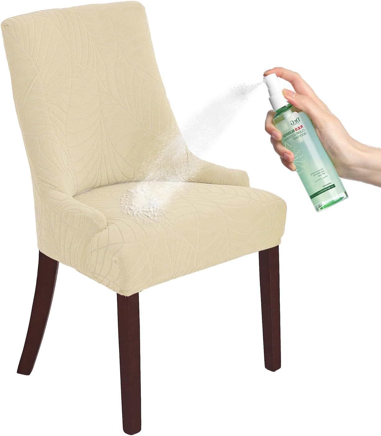Wingback Chair Covers (Beige