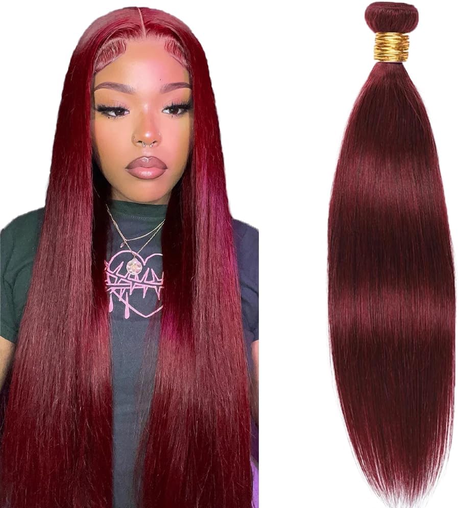 Burgundy Human Hair Bundles