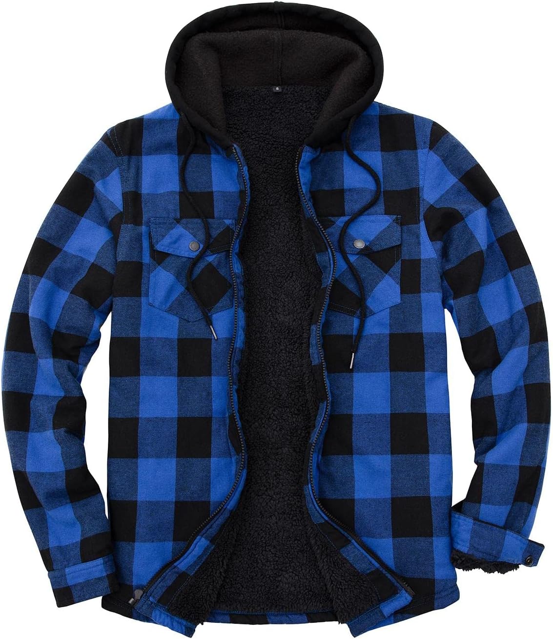 Plaid Flannel Hooded Jackets