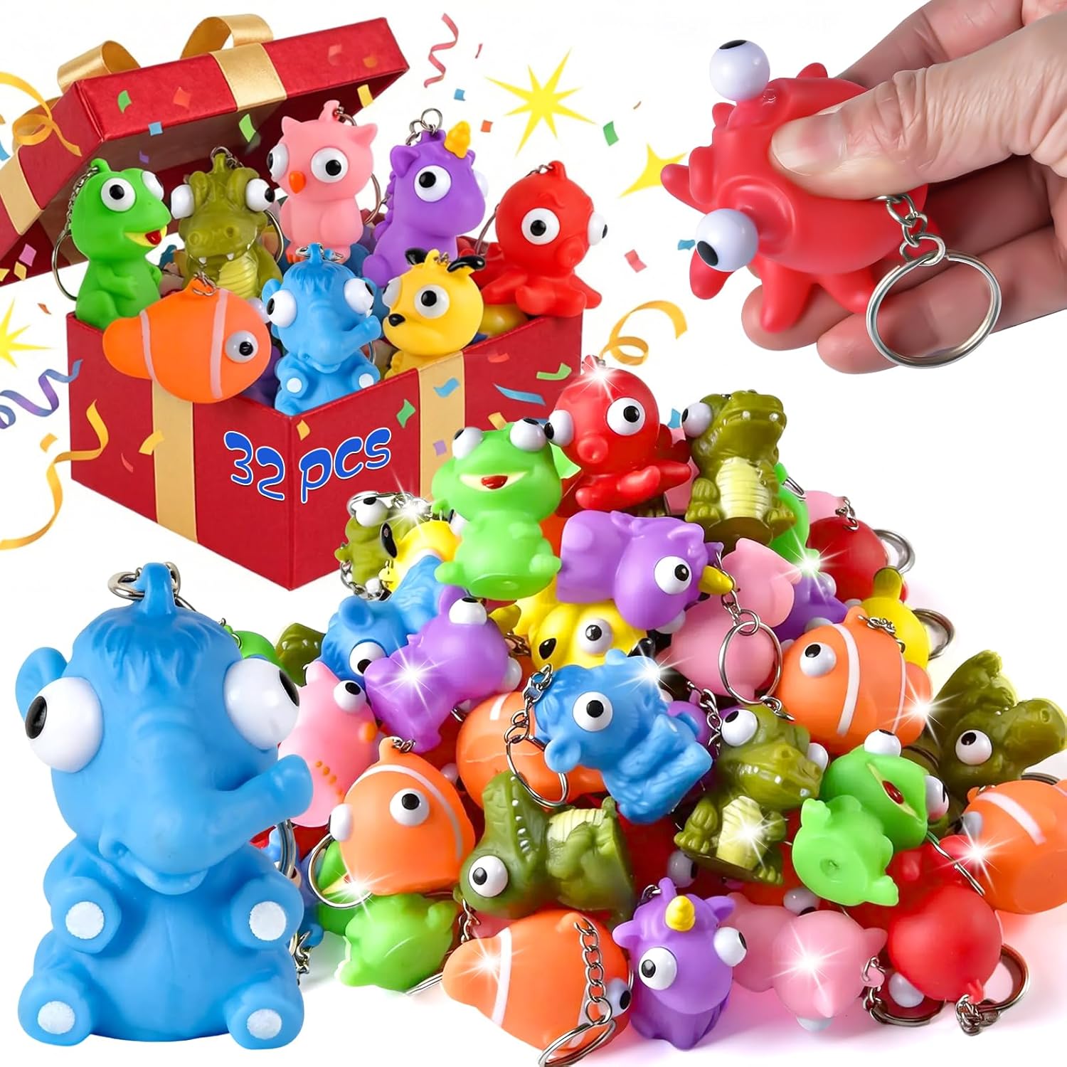 Squishy Animal Keychains