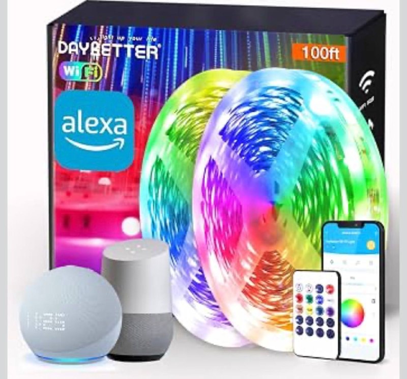 100 ft smart LED strip lights