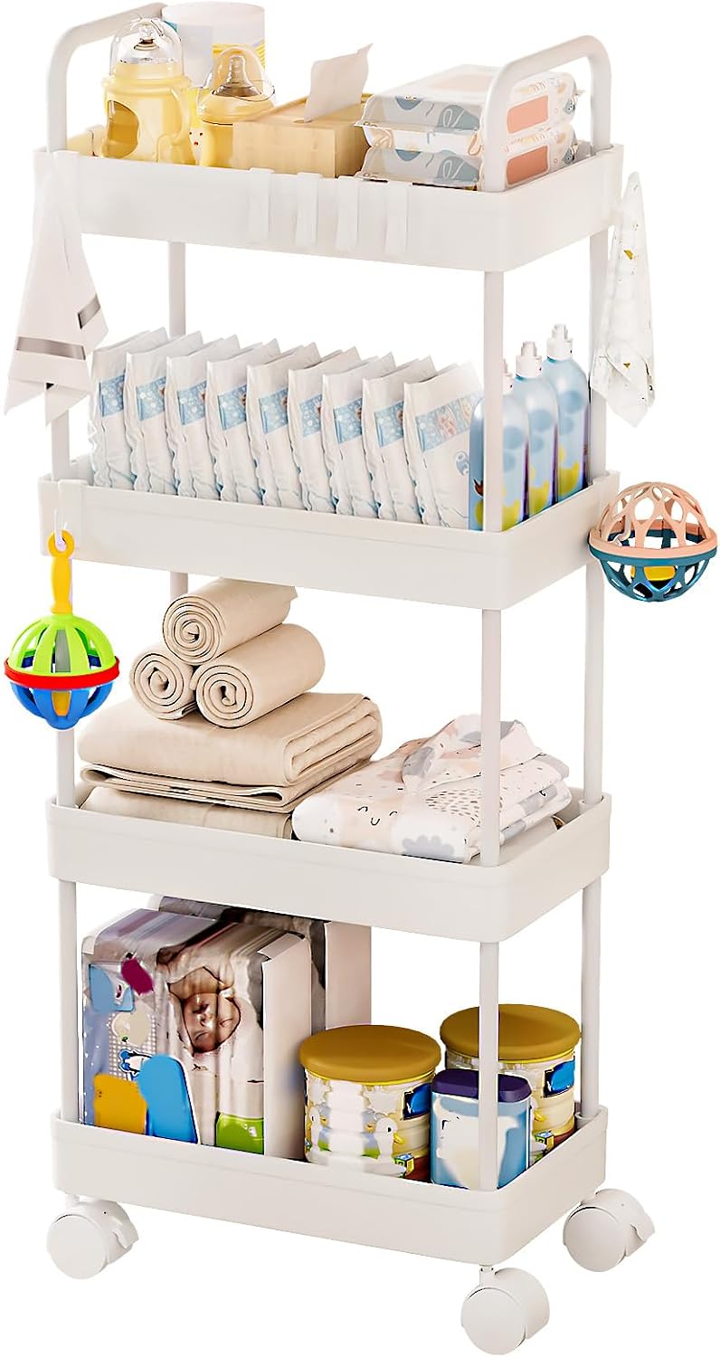 Homde Diaper Caddy Carts