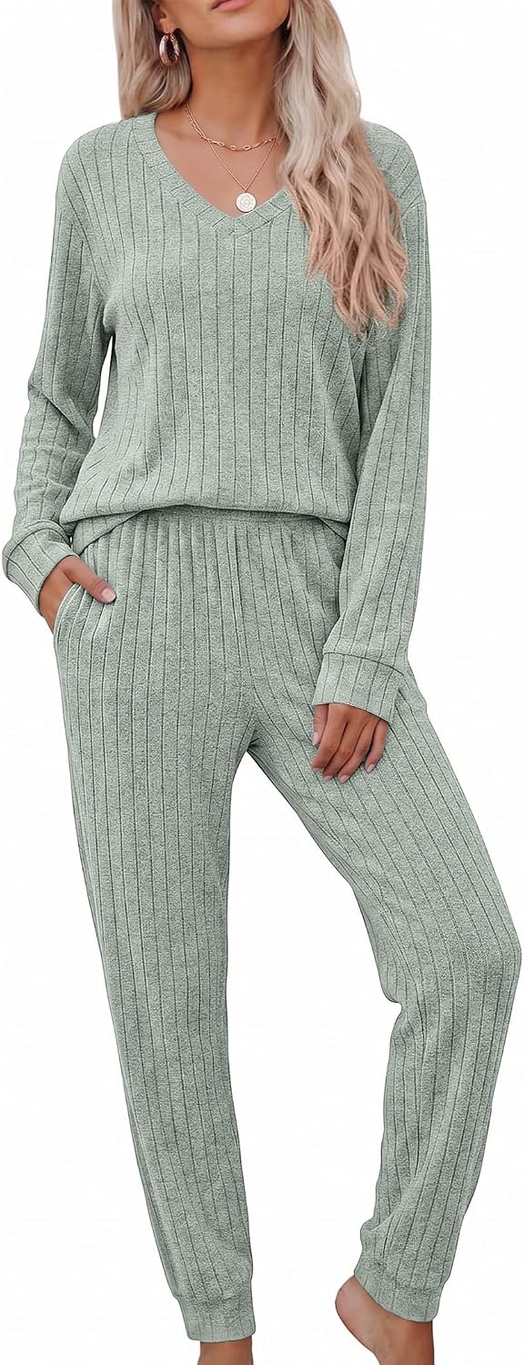 EKOUAER Long Sleeve Pajama Sets