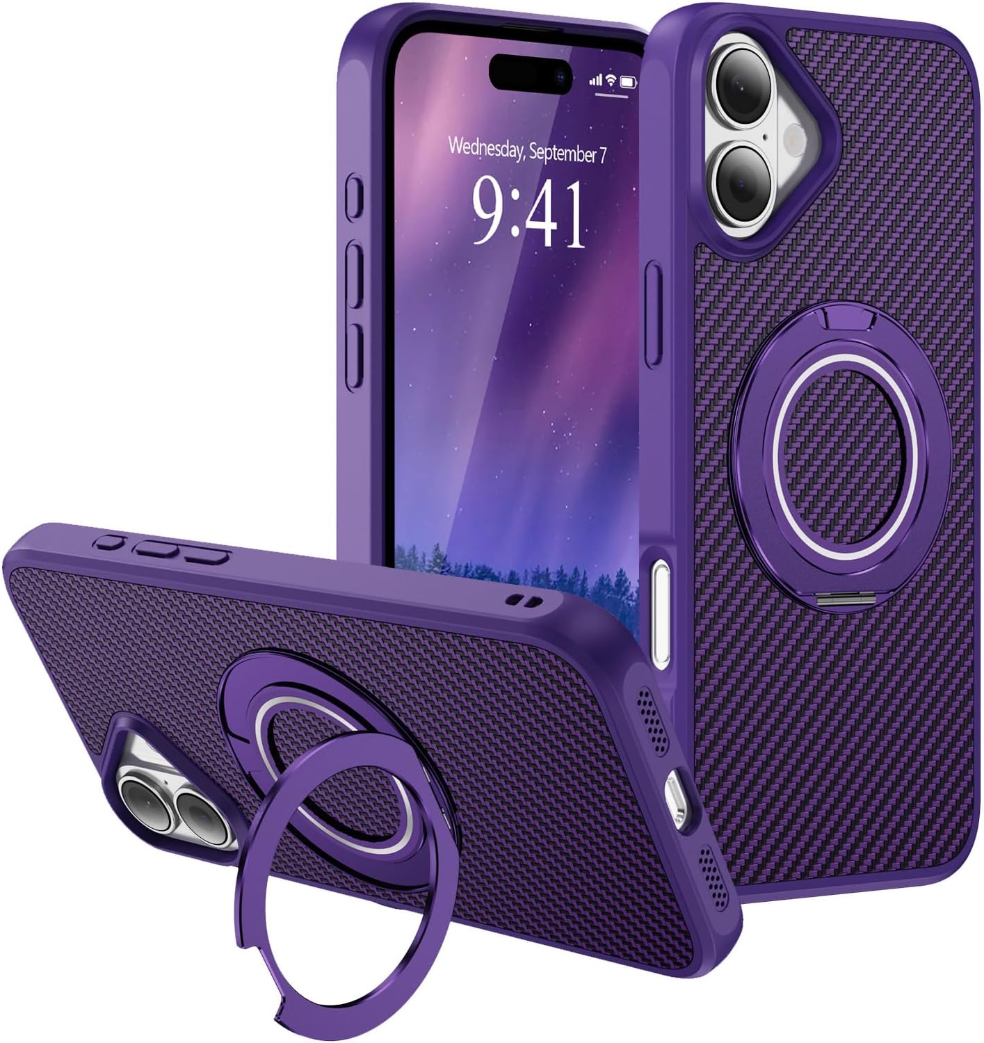 Nzenguer iPhone 17 Cases (Purple