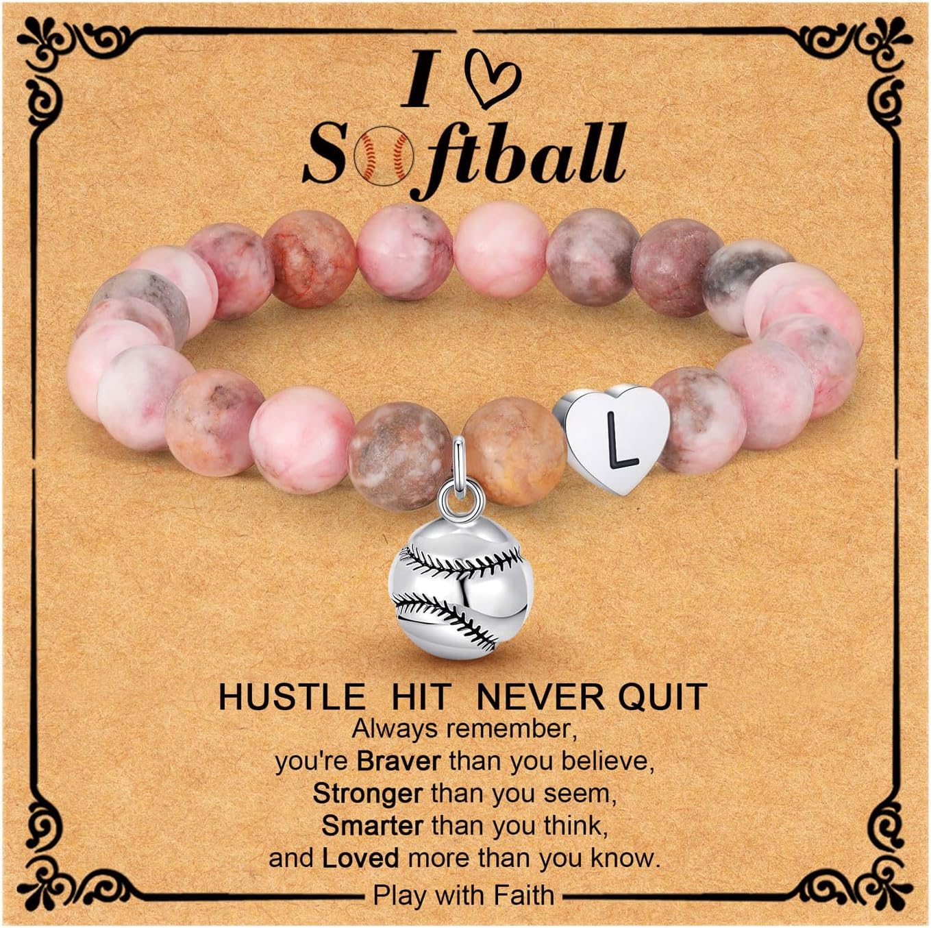 C-leen Initial Letter Bracelets