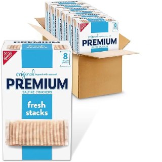 Premium Fresh Stacks Original Saltine Crackers, 48 Multi Snack Packs