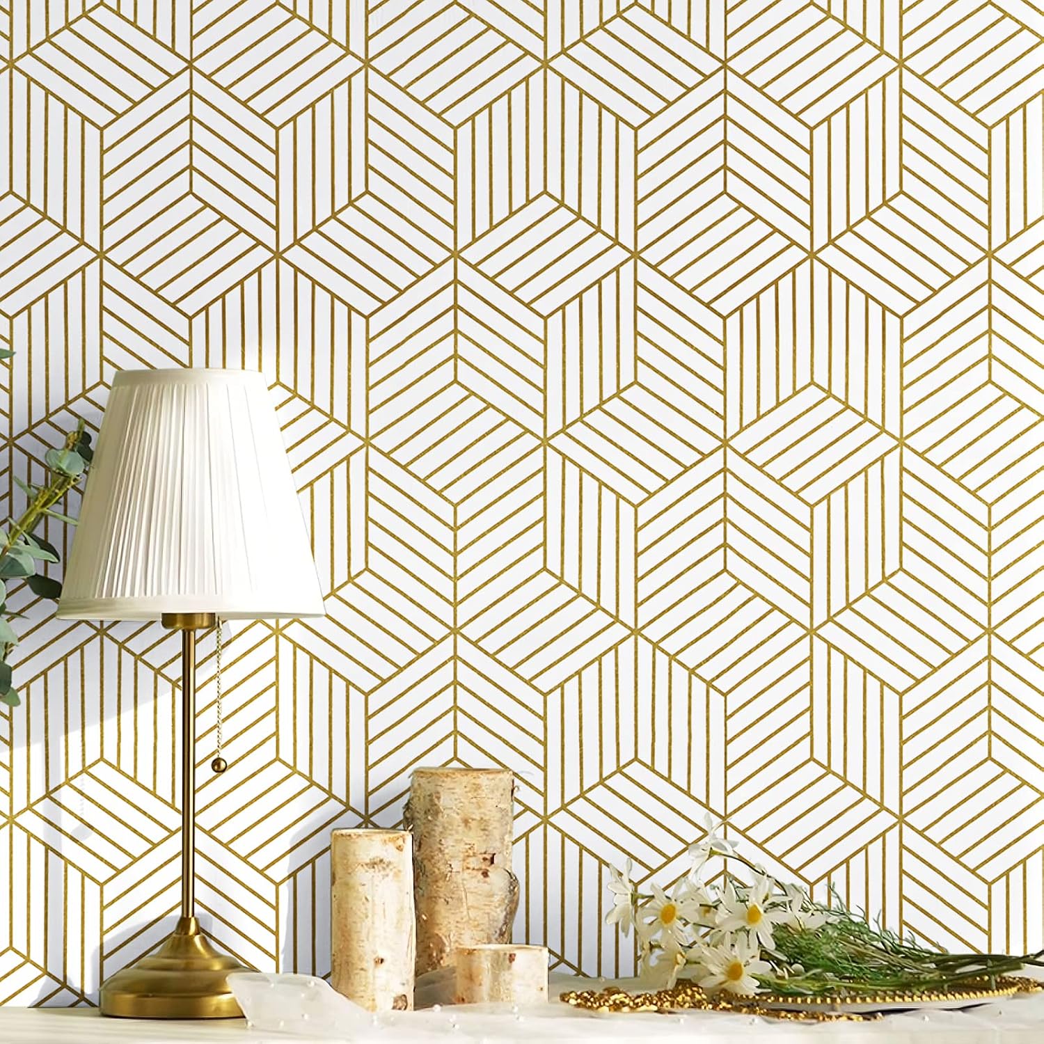 CiCiwind Boho Geometric Wallpapers